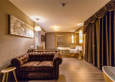 A room at Sant Jordi Hotel, Calella.